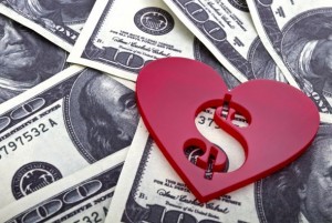 El amor versus el dinero