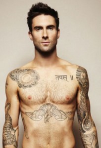 Adam Levine al Desnudo