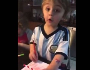Video viral: Niño argentino quiere que gane Chile
