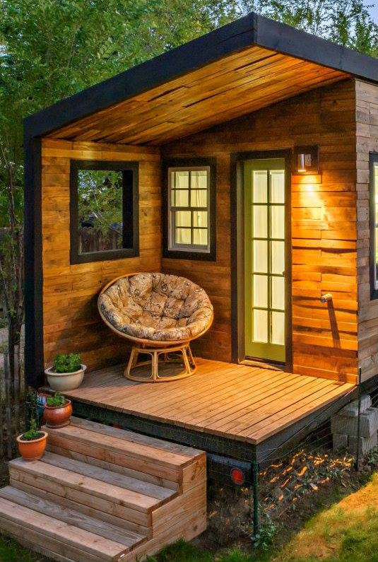 Contenedores reciclados convertidos en casas