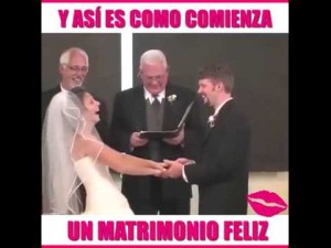 Así comienza un matrimonio feliz