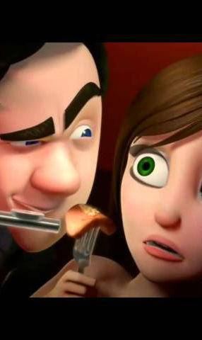 Cerebro Dividido: Corto animado que muestra cómo conquista un hombre