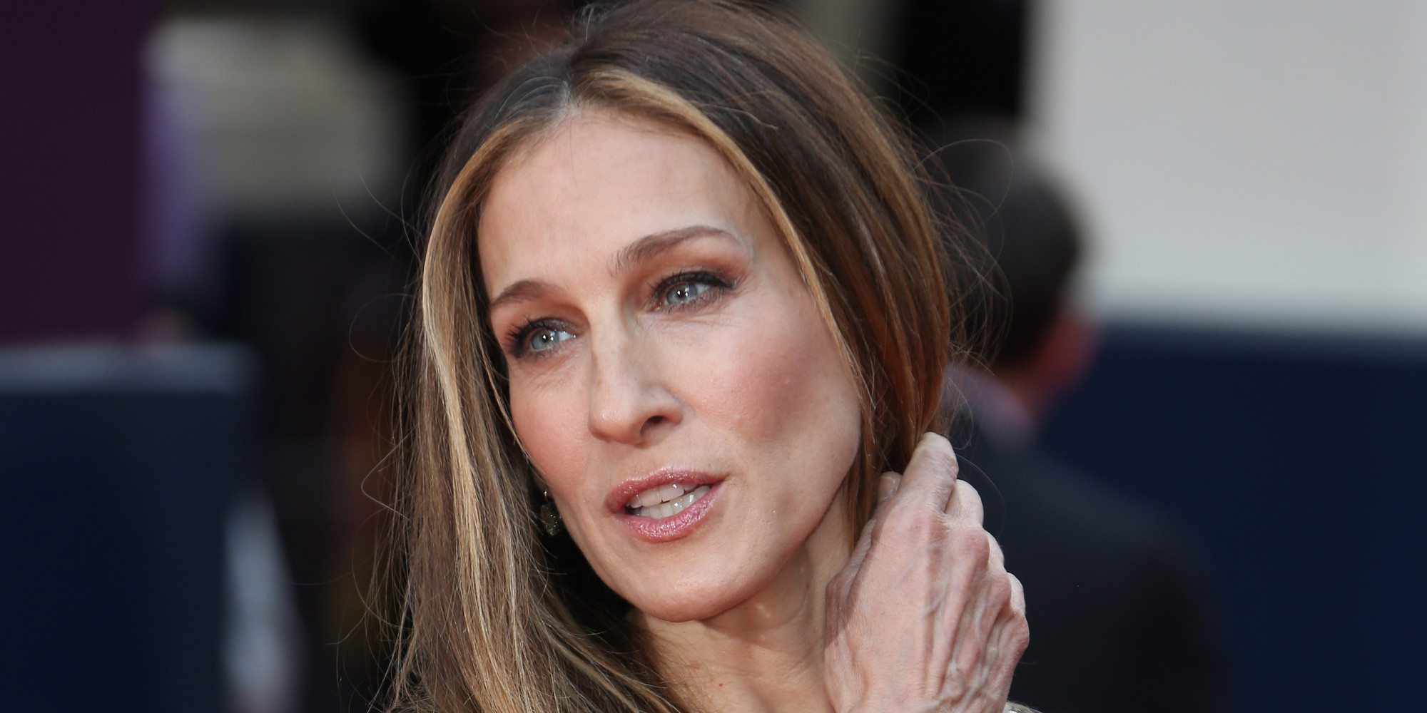 Sarah Jessica Parker en Chile sorprende con su celular