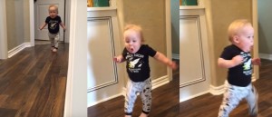 ¡Sorpresa! Mira la cara que pone este bebé