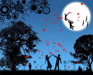 La Luna ilumina el camino del amor