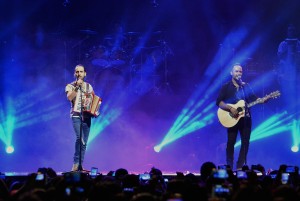 Los Vásquez celebraron en el Movistar Arena