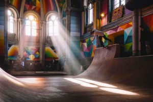 La iglesia que hoy es un templo del Skateboarding