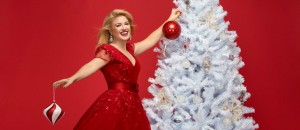 La original tarjeta navideña de Kelly Clarkson