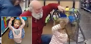 Esta niña lo confunde con Santa y así reaccionó el hombre