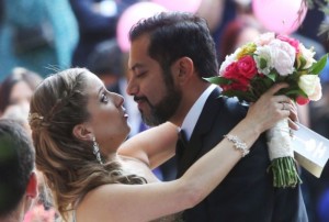 Con chascarros y todo, Alison Mandel y Pedro Ruminot ¡Se casaron!