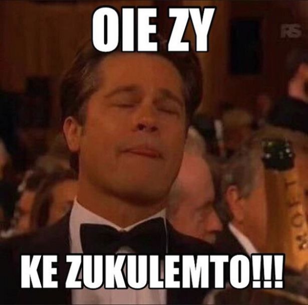 Golden Globes meme brad 1