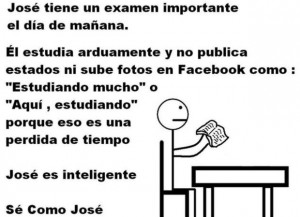 El fenómeno de Facebook "Sé como José. Aprende a comportarte"