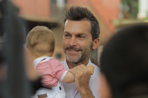 Pese a situación familiar, Cristián Sánchez despidió a su hermano en Bellavista