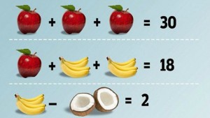 #JuegoFMDOS ¿Cuánto vale una manzana, un coco y un plátano?