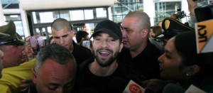 Pablo Alborán llegó a Chile