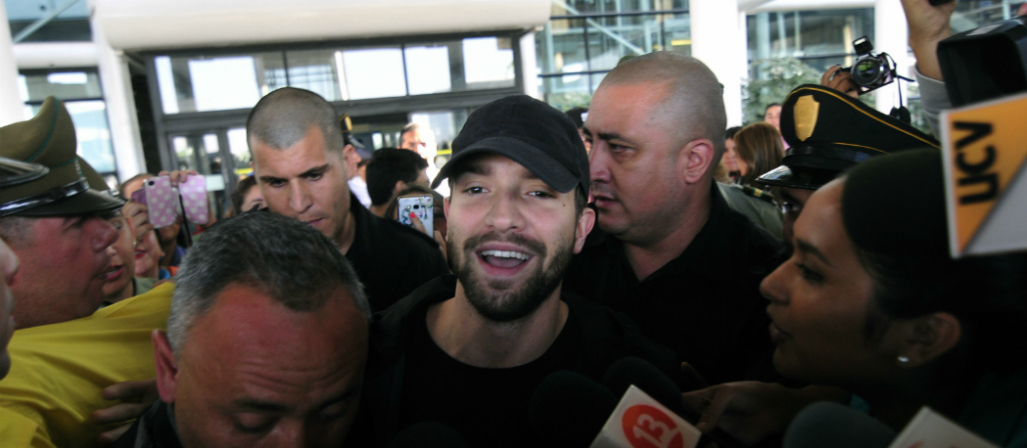 Pablo Alborán llegó a Chile