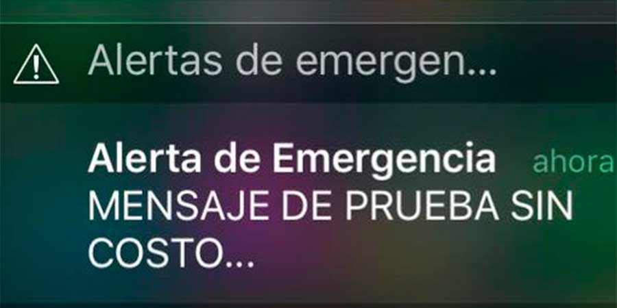Alerta de emergencia