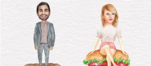 ¿Famosos y sandwiches? Mira estas creativas ilustraciones