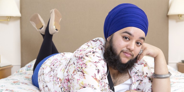 Harnaam Kaur: La primera "mujer barbuda" en ser parte de una pasarela