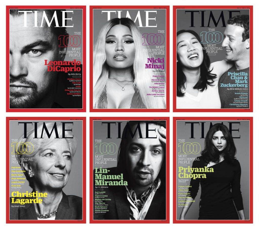 TIME 100 influyentes portada