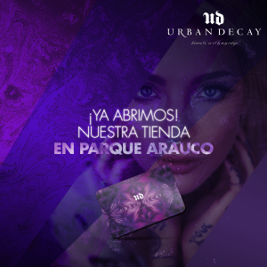 ¡Atentas fanáticas del maquillaje! Urban Decay abrió su primera tienda en Chile