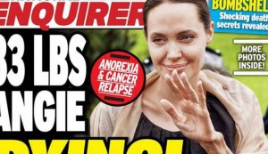 ¿Angelina hospitalizada?