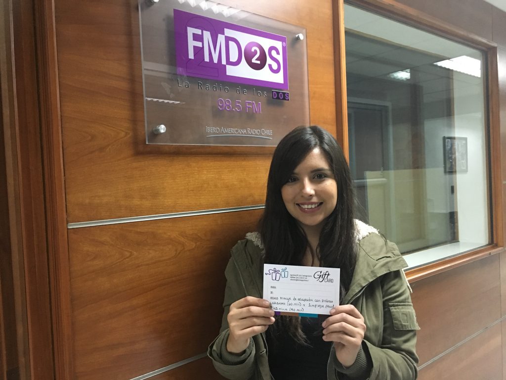 Ganadora Dia Spa aniversario FMDOS 1