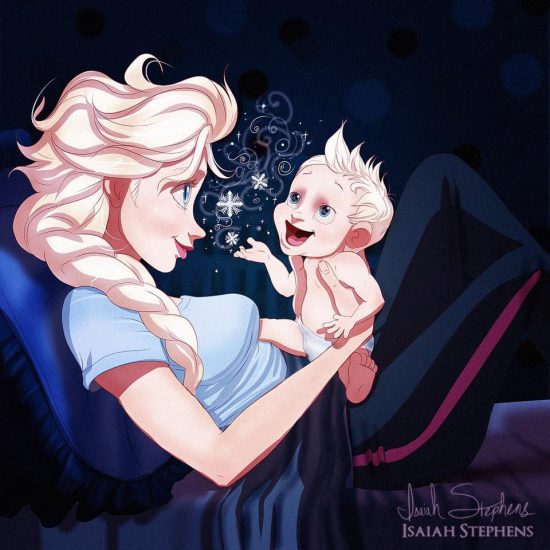 Princesas disney maternidad 3