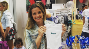 Fotos: Camila López posó amamantando a su hijo León