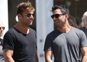 Ricky Martin presentó a su novio a sus amigos
