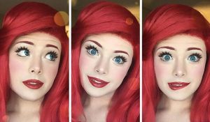 ¡Qué talento! Hombre se convierte en princesas de Disney, solo con maquillaje