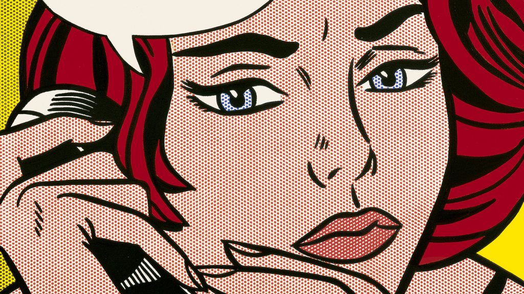 3. "Blond Hair Guy" by artist Roy Lichtenstein - wide 11