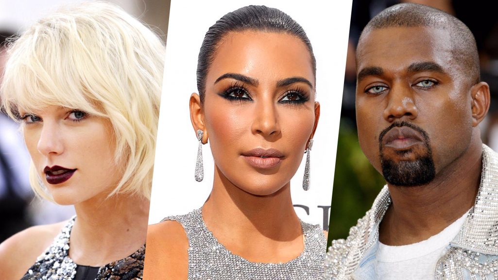 Kanye/Kim versus Taylor: la polémica pelea que tiene dividido a Hollywood