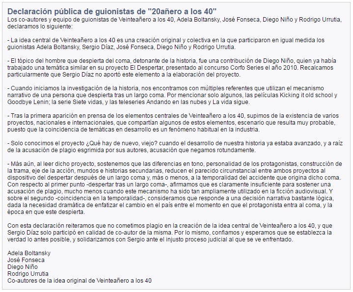 Veinteañero a los 40 documento 1