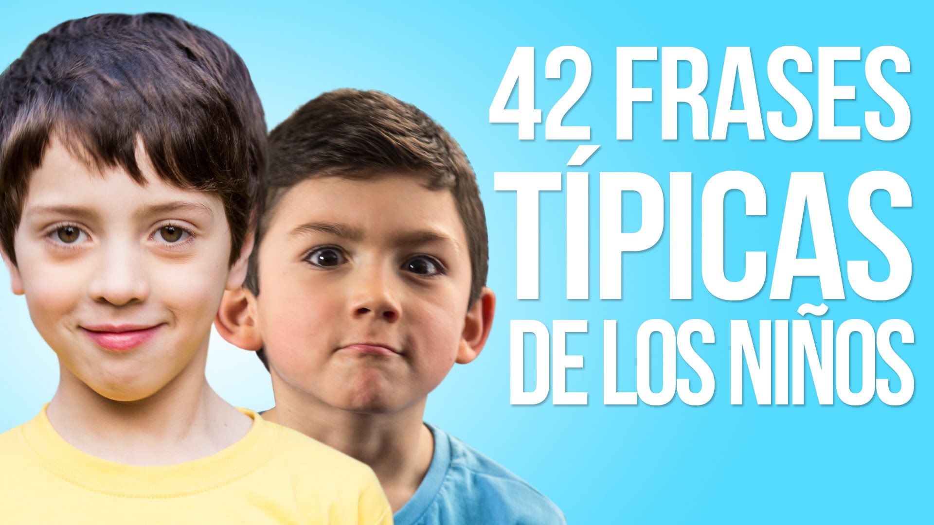 Estas son las 42 frases típicas de los niños, ¿cuál reconoces?