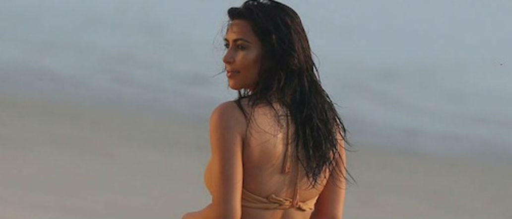 Kim Kardashian habló de su ¿implante de trasero?