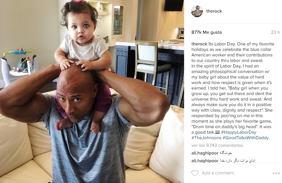 Dwayne Johnson instagram