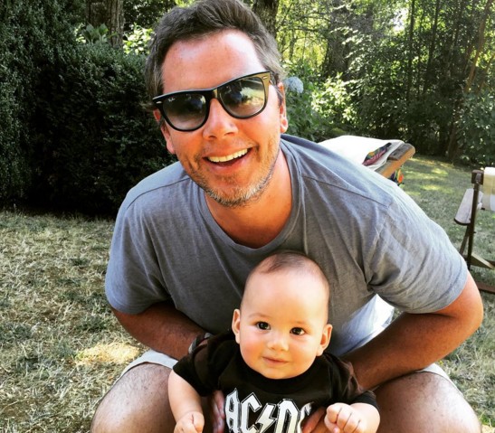 Jose Miguel Viñuela y su hijo