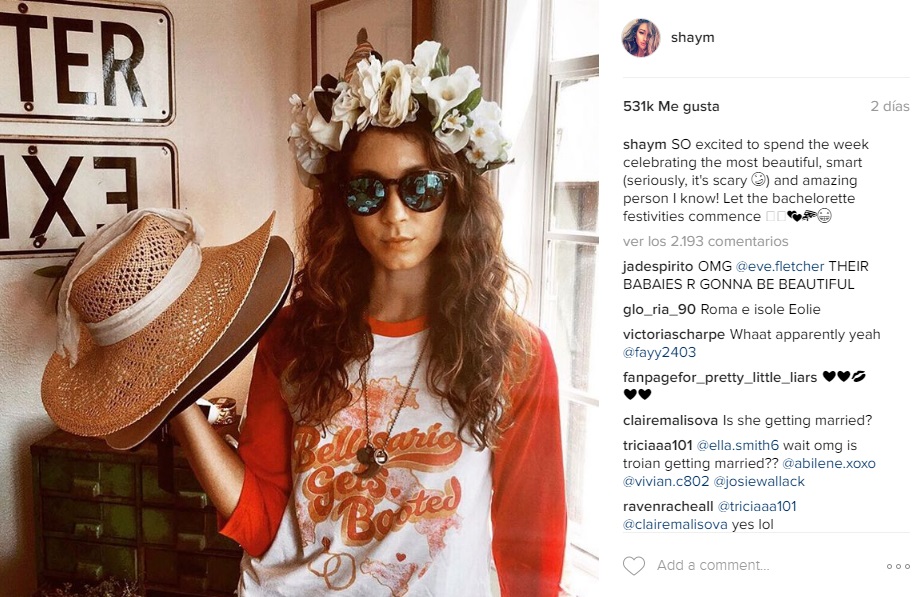 Troian Bellisario despedida soltera