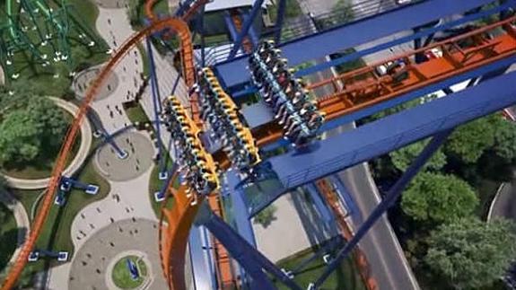 ¡Qué miedo! Esta es la montaña rusa más grande del mundo