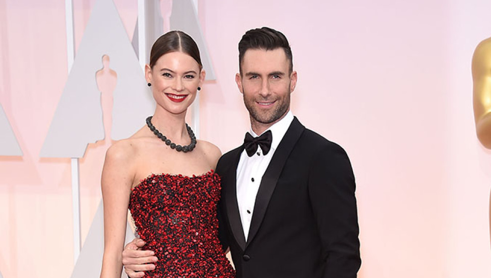 February 22, 2015 Hollywood, Ca. Adam Levine and Behati Prinsloo 87th Annual Academy Awards held at the Dolby Theatre ©Rollins-AA15 / AFF-USA.COM