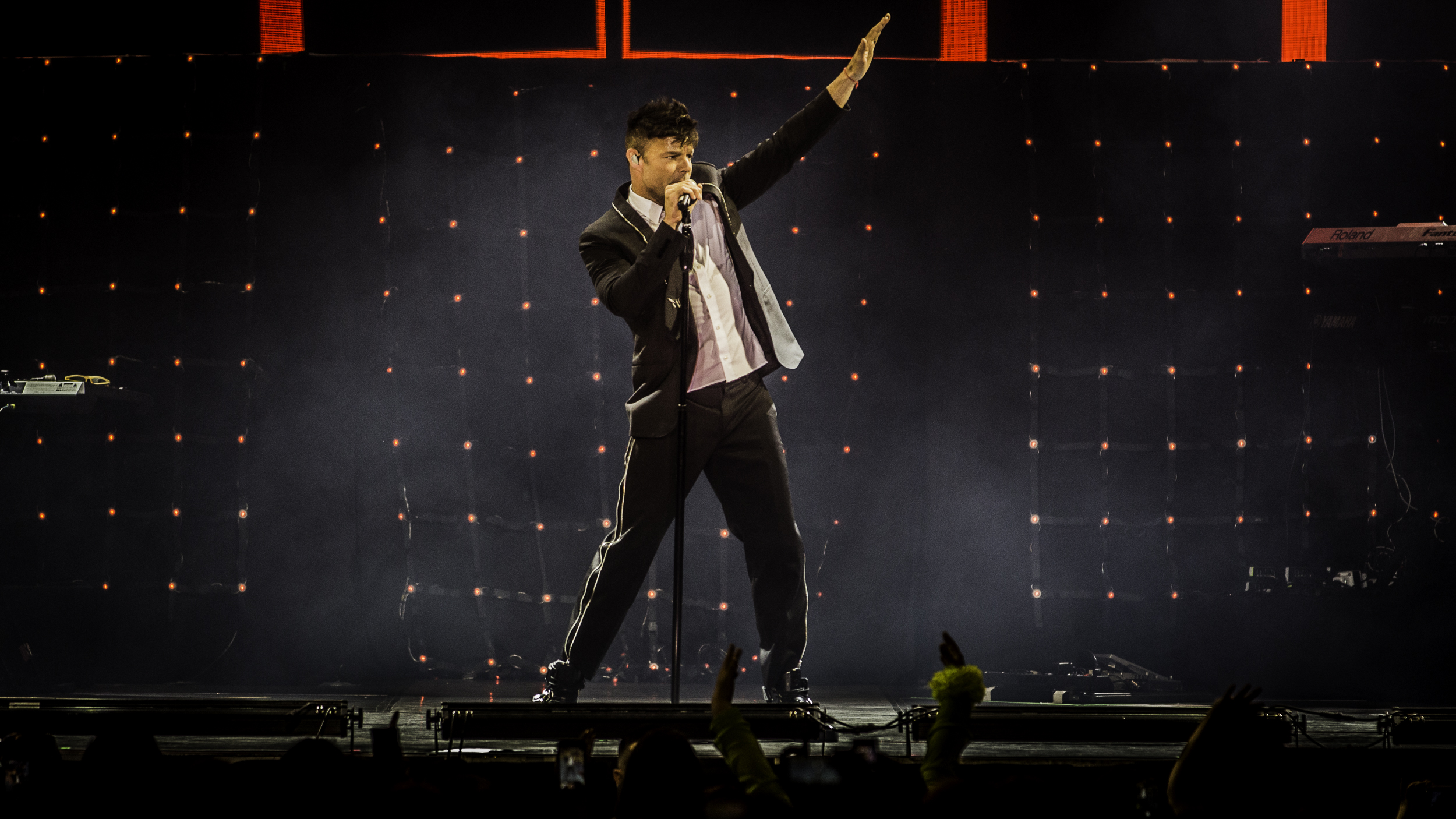 ¡En llamas! Así fue el regreso de Ricky Martin a Chile