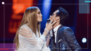 Así Marc Anthony siguió repartiendo besos tras su coqueta actuación con JLO