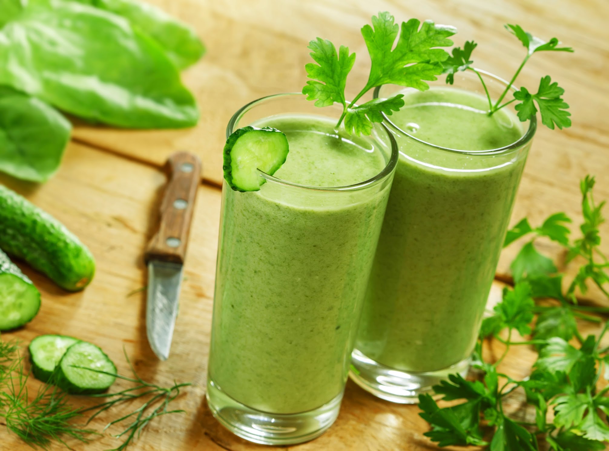 ¡Olvídate del calor con este jugo verde!