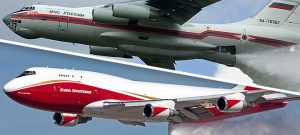 Así se complementan el Ilyushin IL-76 y el SuperTanker para combatir incendios