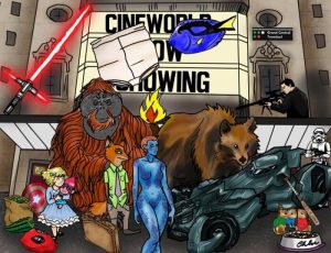 #JuegoFMDOS ¿Puedes descubrir cuáles son las 20 películas ocultas en esta imagen?