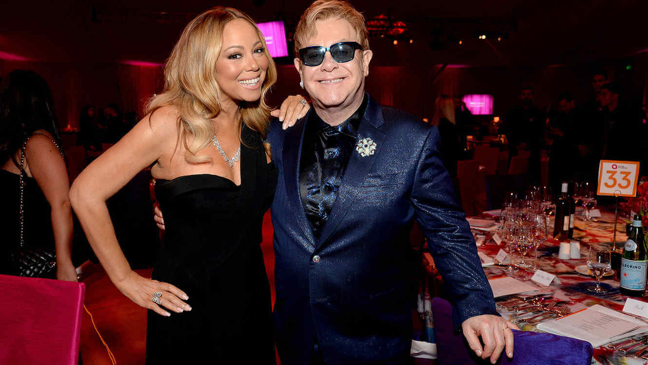 Esto es lo que cobran Mariah Carey y Elton John por cantar en una boda