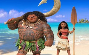 ¡Es igual! Emocionada niña confunde a cajero con personaje de Moana