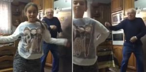 Abuelo imita a su nieta bailando "Despacito" y se vuelve viral en redes sociales
