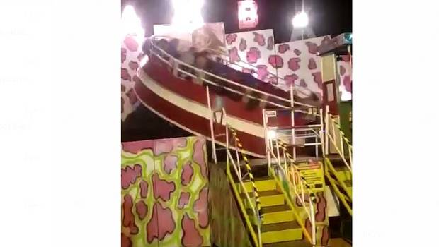 #FMDOSInforma Accidente de juego mecánico en La Ligua deja lesionados